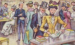 Arrastrando el rat�n, puedes hacer hablar a los personages.