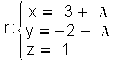 ecuacións da recta r